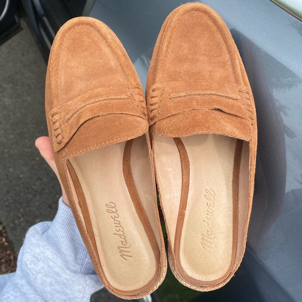 Madewell Slide Loafers, leather size 6.5